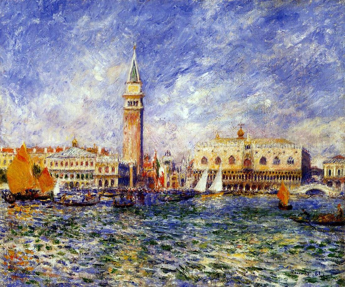 Dogenpalast Venedig Pierre Auguste Renoir Ölgemälde